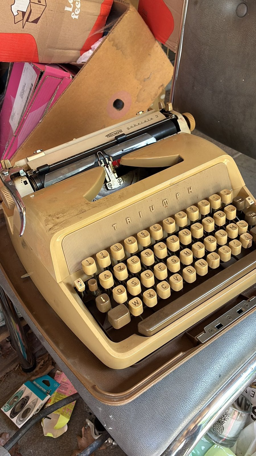 Triumph Gabriele 3 vintage typemachine, Diversen, Typemachines, Ophalen, Zo goed als nieuw
