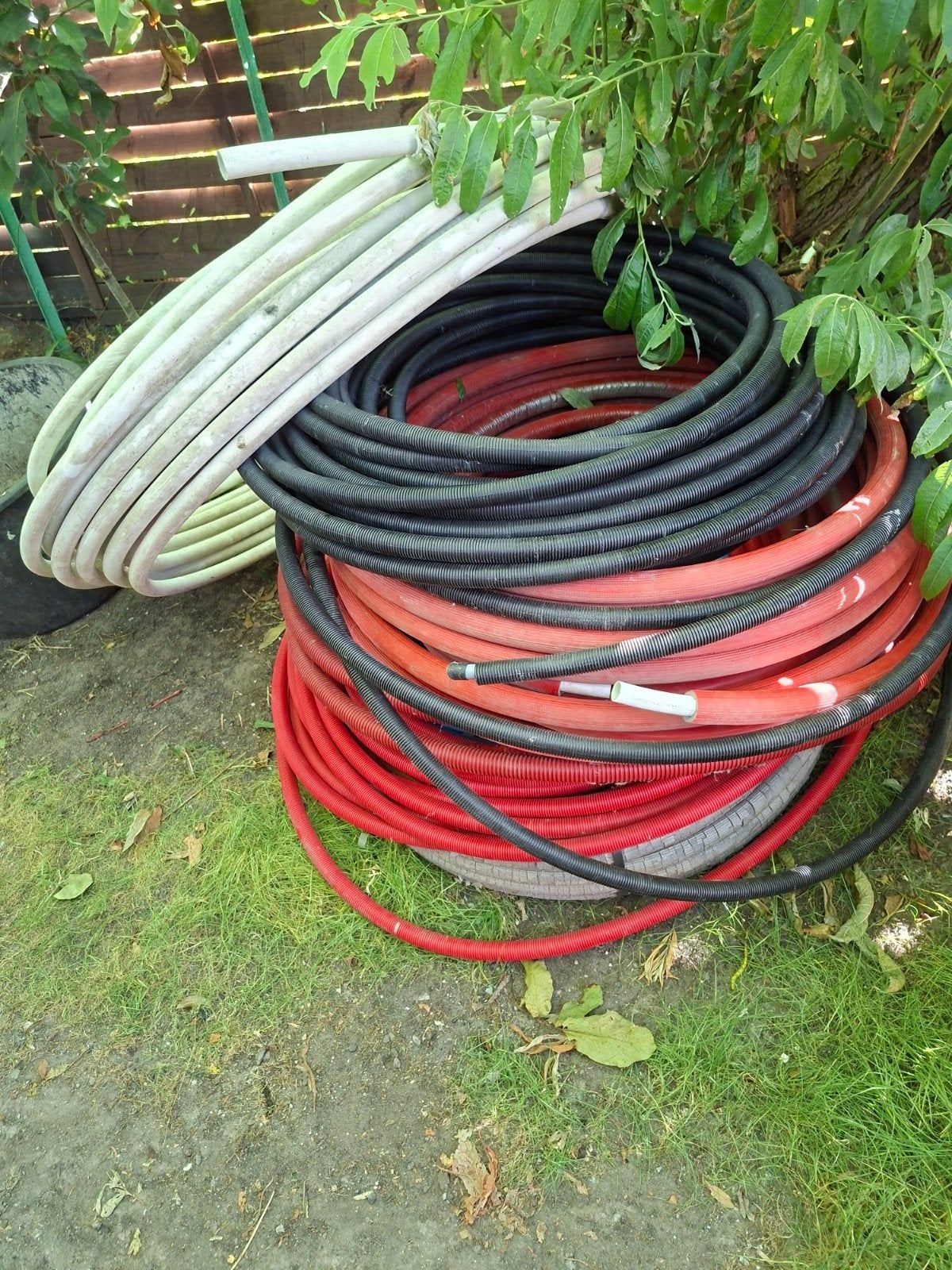 divers rouleaux alpex ,avec ou sans gaine.+ou- 100 metres de, 6 mètres ou plus, Comme neuf, Autres types, Autres matériaux