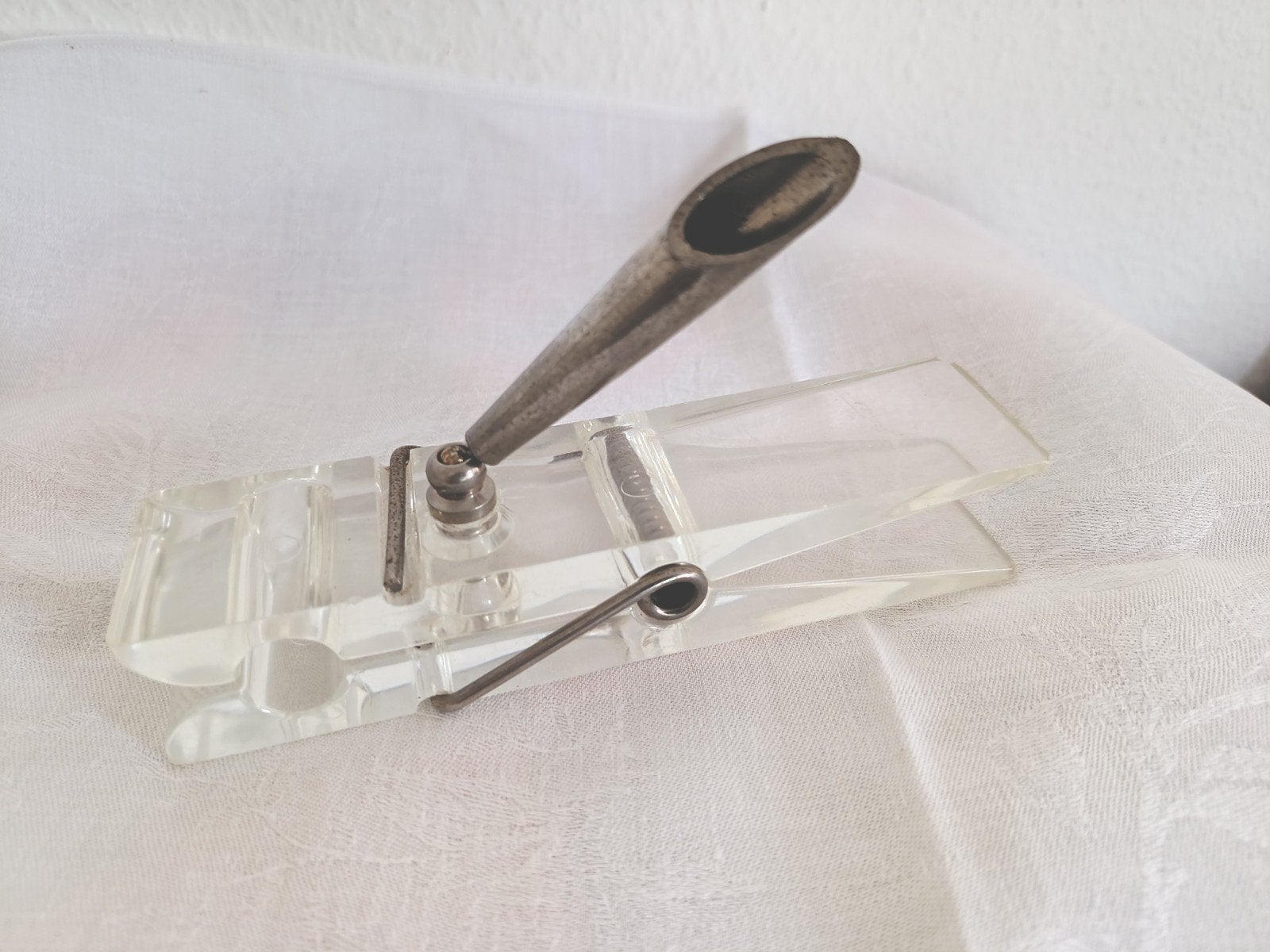 pince à courrier en plexi, vintage 70's, Enlèvement ou Envoi