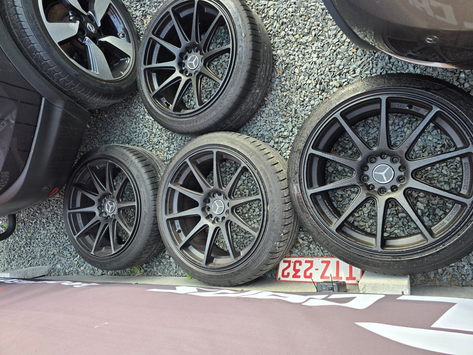 18 inch 5x112 multisteek japan Racing, Autos : Pièces & Accessoires, Pneus et Jantes, Véhicule de tourisme, Pneus été, 18 pouces