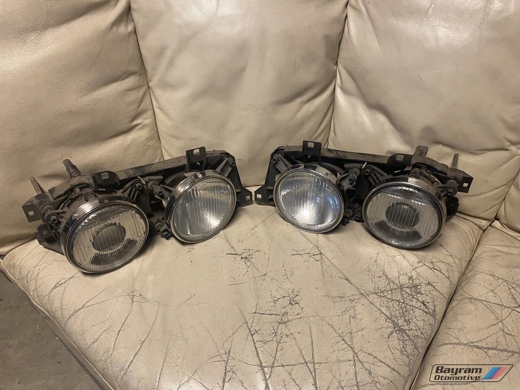 Bmw E34 koplampen Hella in topstaat 5-serie M50 M60 M20, Auto-onderdelen, Verlichting, BMW, Gebruikt, Ophalen