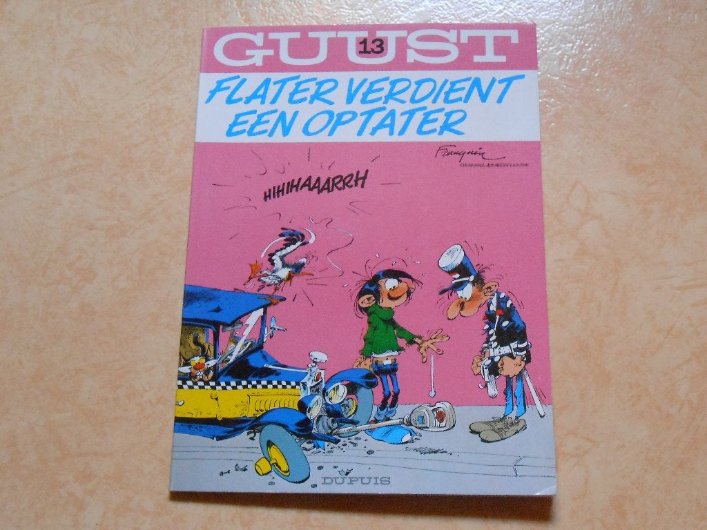 Guust Flater 13 Flater verdient een optater 1979 1 ste druk., Neuf, Enlèvement ou Envoi, Une BD, FRANQUIN
