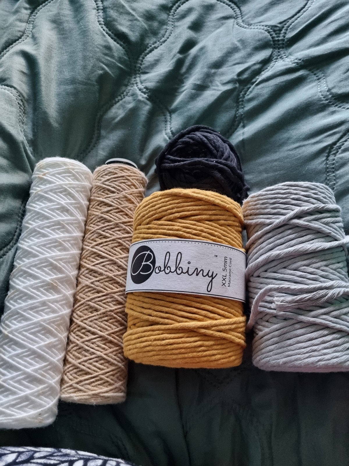 Lot van 5x Verschillende Macramé Garens, Hobby & Loisirs créatifs, Tricot & Crochet, Enlèvement