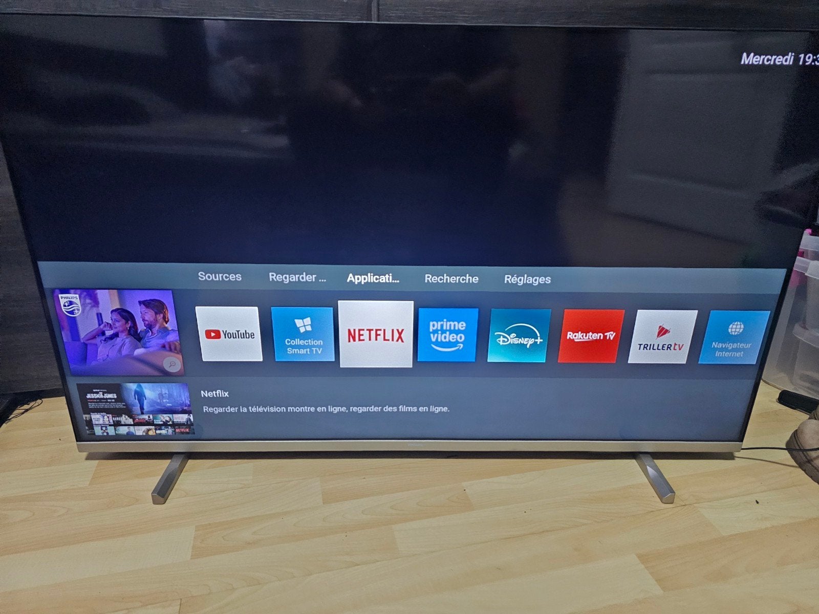 Tv philips smart 50 pouces, Ophalen