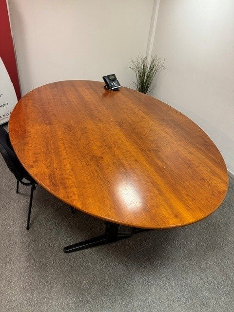 Houten vergadertafel, Werkplek, Ophalen, Gebruikt, Bureau