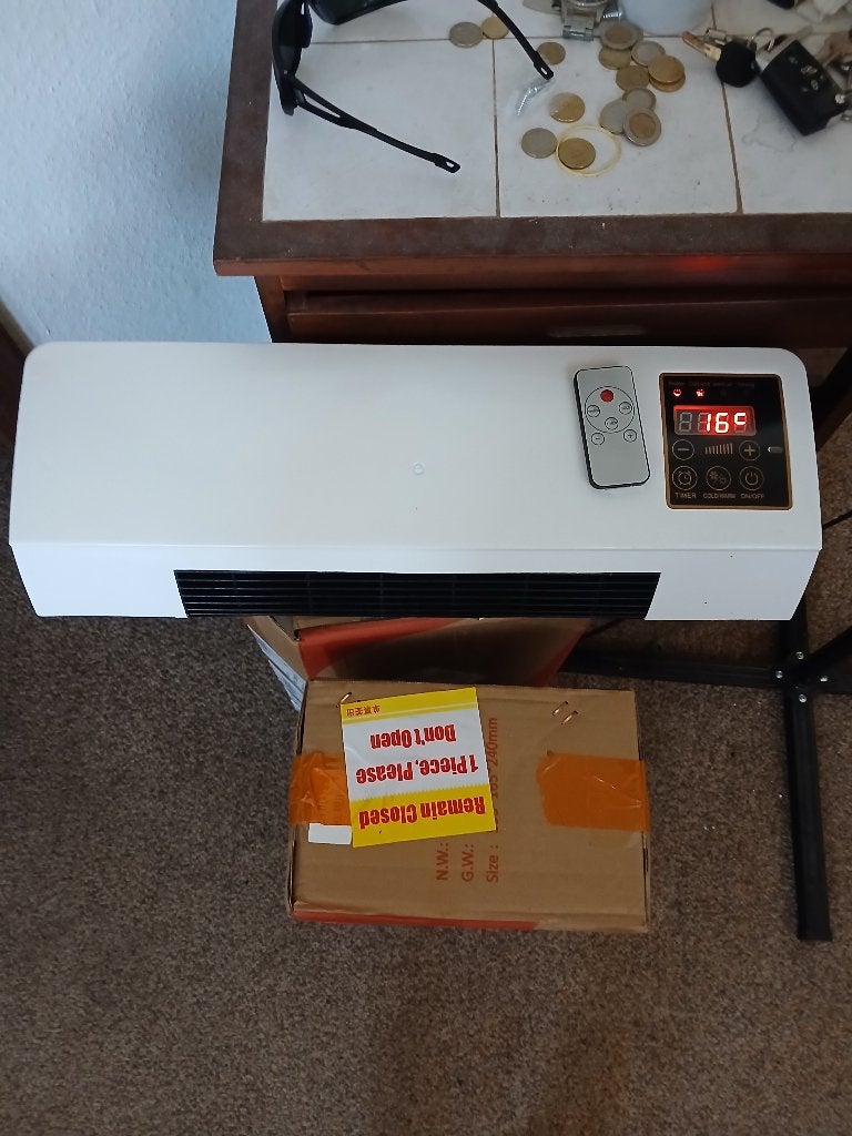 Ventilator muurmodel, Ophalen, Ventilator met afstandsbediening, Nieuw, Overige