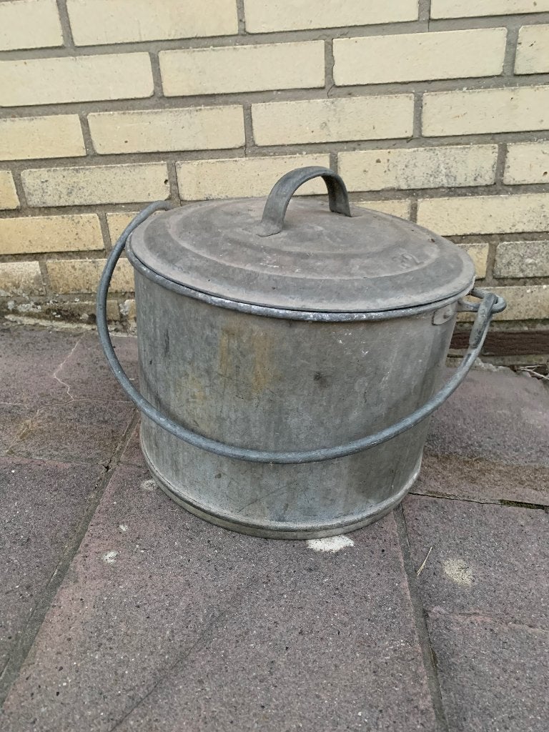 Galvanisé ton met hengsel en deksel, Enlèvement