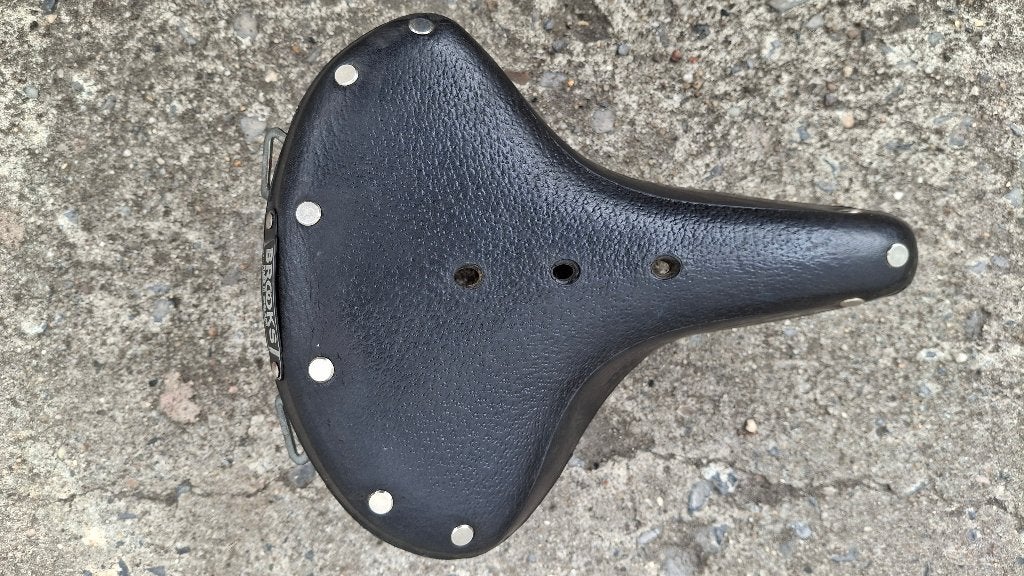 BROOKS zadel B66S ZWART lederen fietszadel ZEER GOEDE STAAT, Ophalen, Zo goed als nieuw, Zadel, Brooks B66S leren fietszadel herenfiets damesfiets oldtimer velo