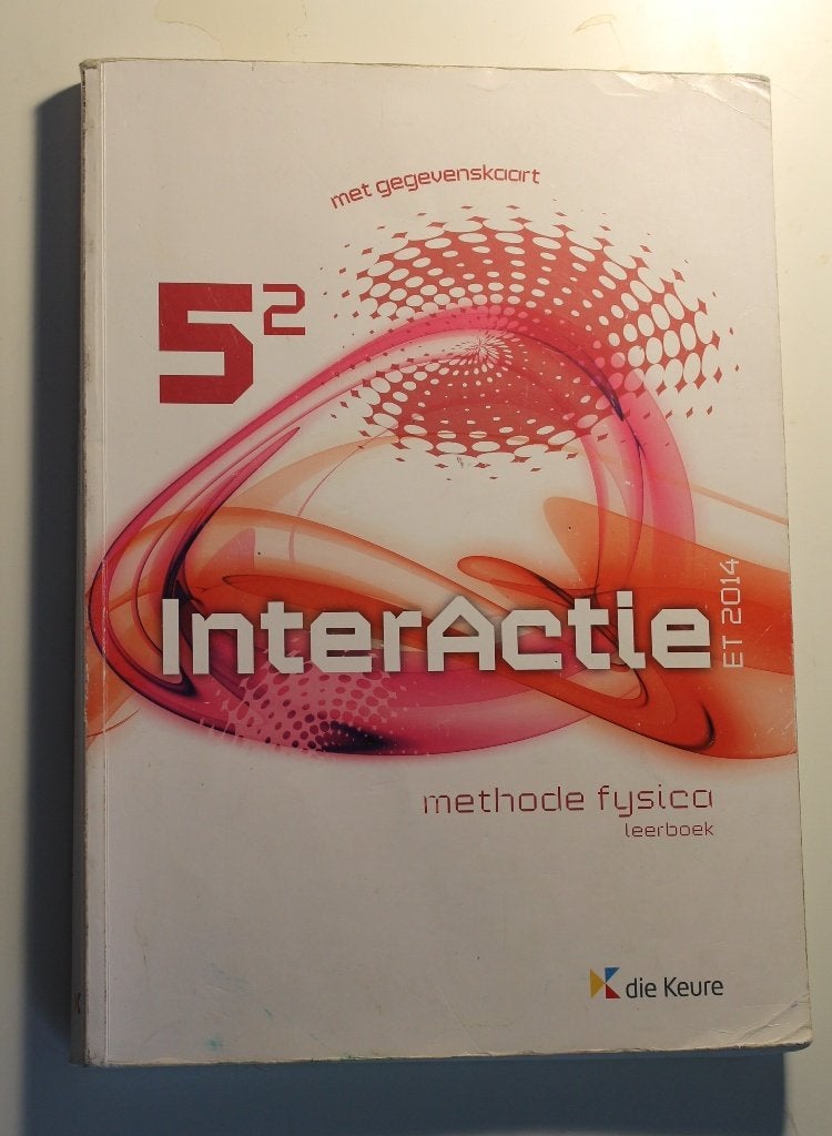 InterActie 5.2 methode fyscia, Boeken, Schoolboeken, Ophalen of Verzenden, Gelezen, Natuurkunde, Leo Van Echelpoel e.a.