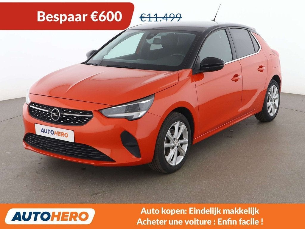 Opel Corsa 1.2 Elegance (année de construction 2021), 118 g/km, Euro 6, Boîte manuelle, Noir