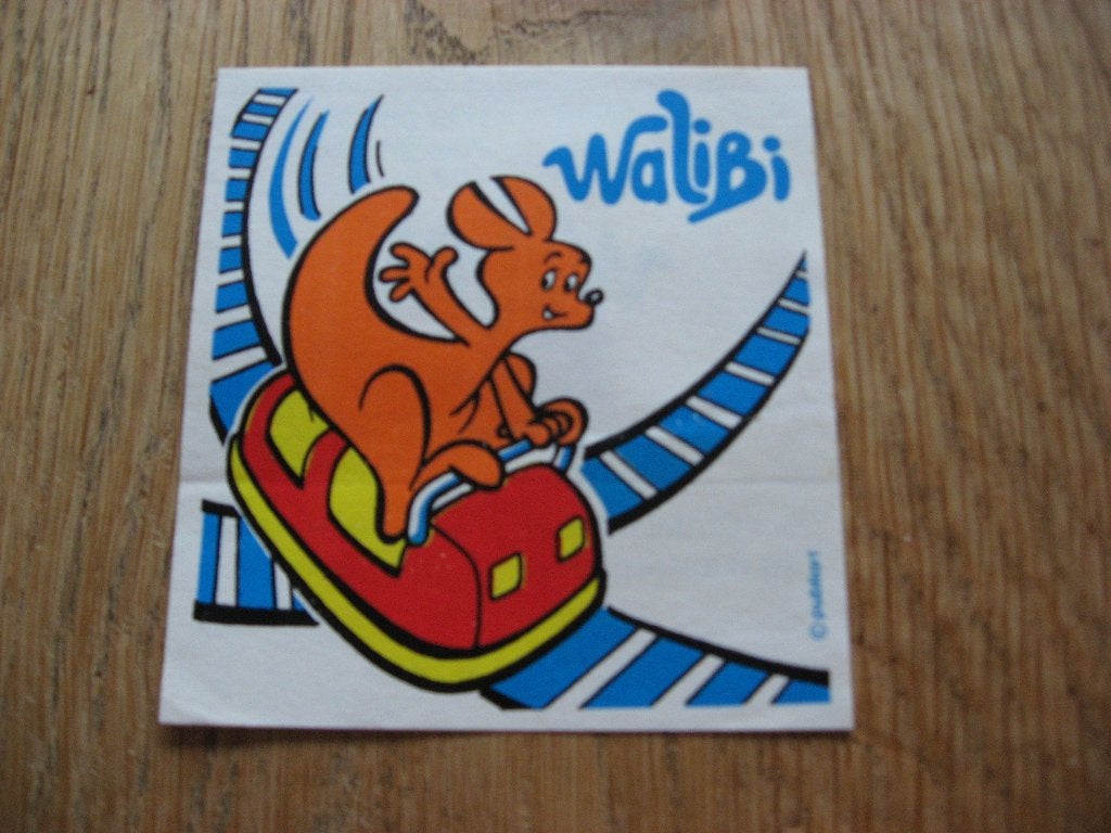Autocollant Parc d'attractions Walibi Côte d'Or 7,5 x 8 cm, Enlèvement ou Envoi, Neuf, Société ou Association