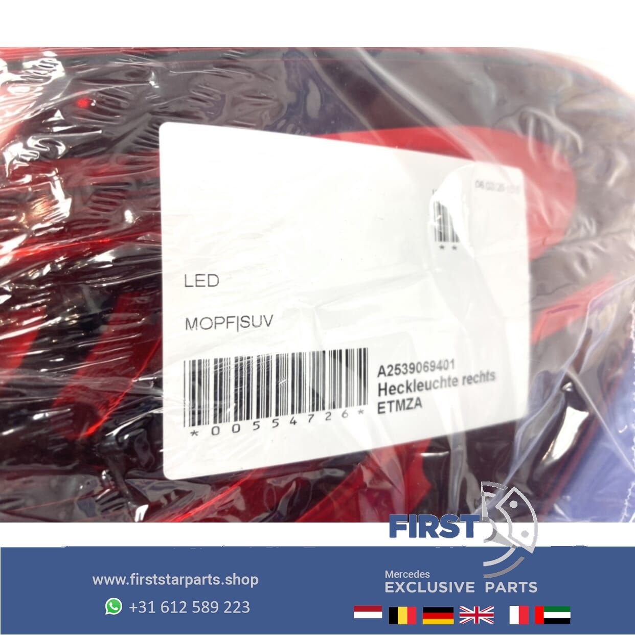 W253 X253 GLC FACELIFT LED ACHTERLICHT SET RECHTS 2021 origi, Gebruikt, -, Ophalen of Verzenden, -