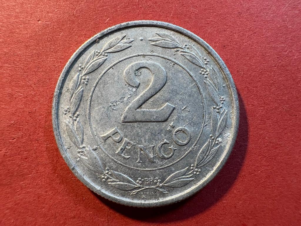 Hongarije - 2 pengo 1942 (#255#), Ophalen of Verzenden, Hongarije, Losse munt