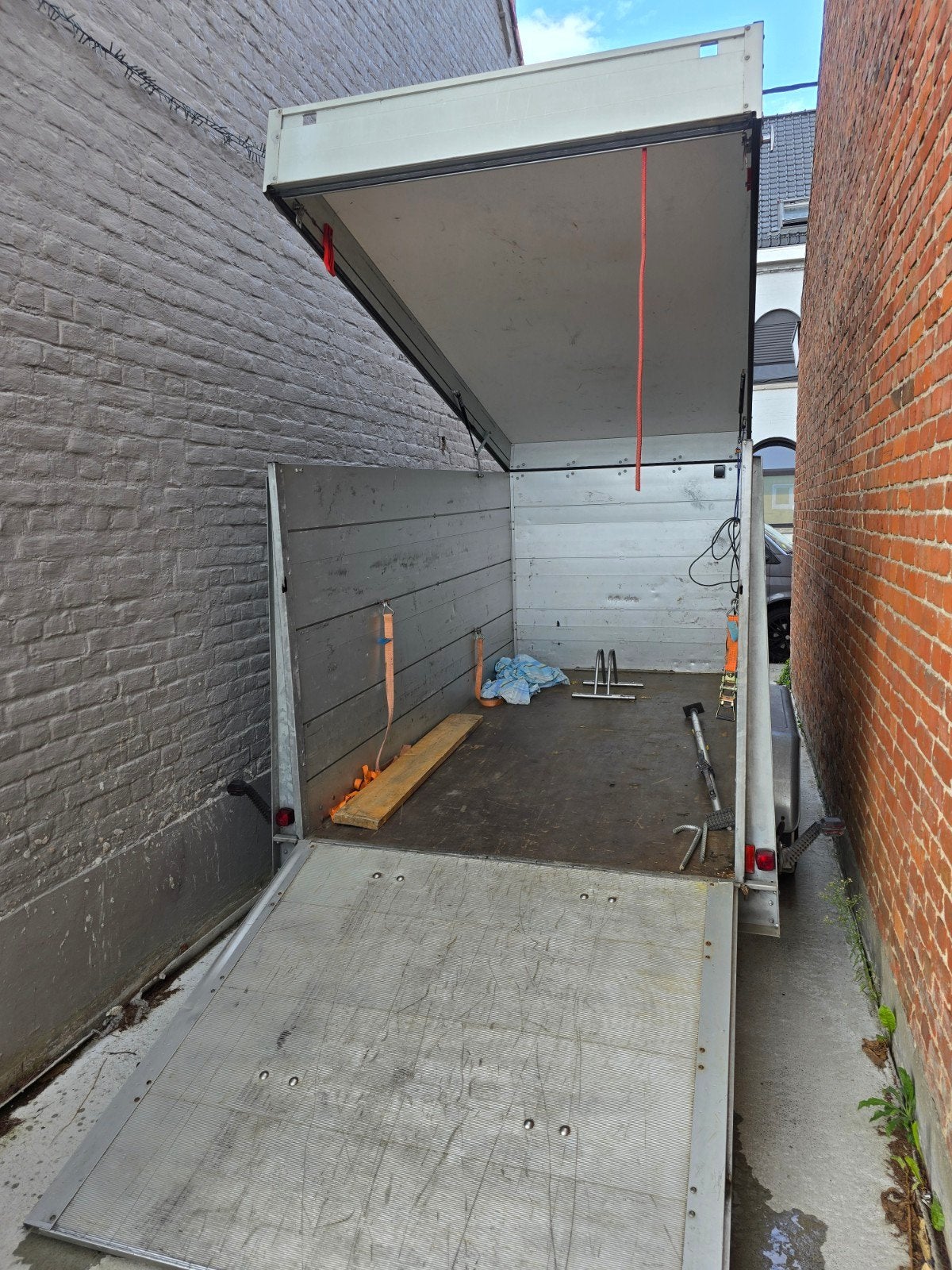 Geremde aanhangwagen 2t, Auto diversen, Ophalen, Gebruikt