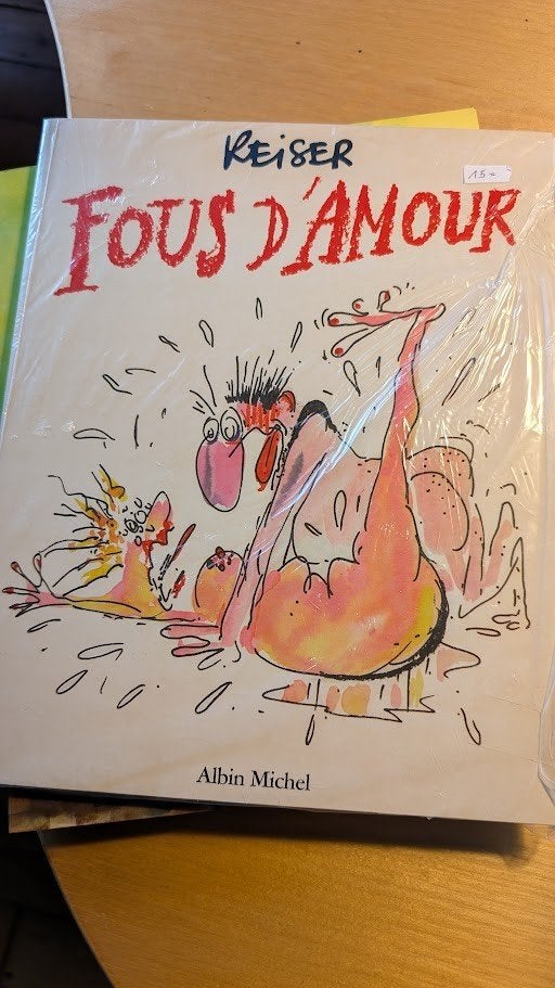 Reiser - "Fous d'amour" (1984), Boeken, Stripverhalen, Eén stripboek, Ophalen, Zo goed als nieuw, Reiser