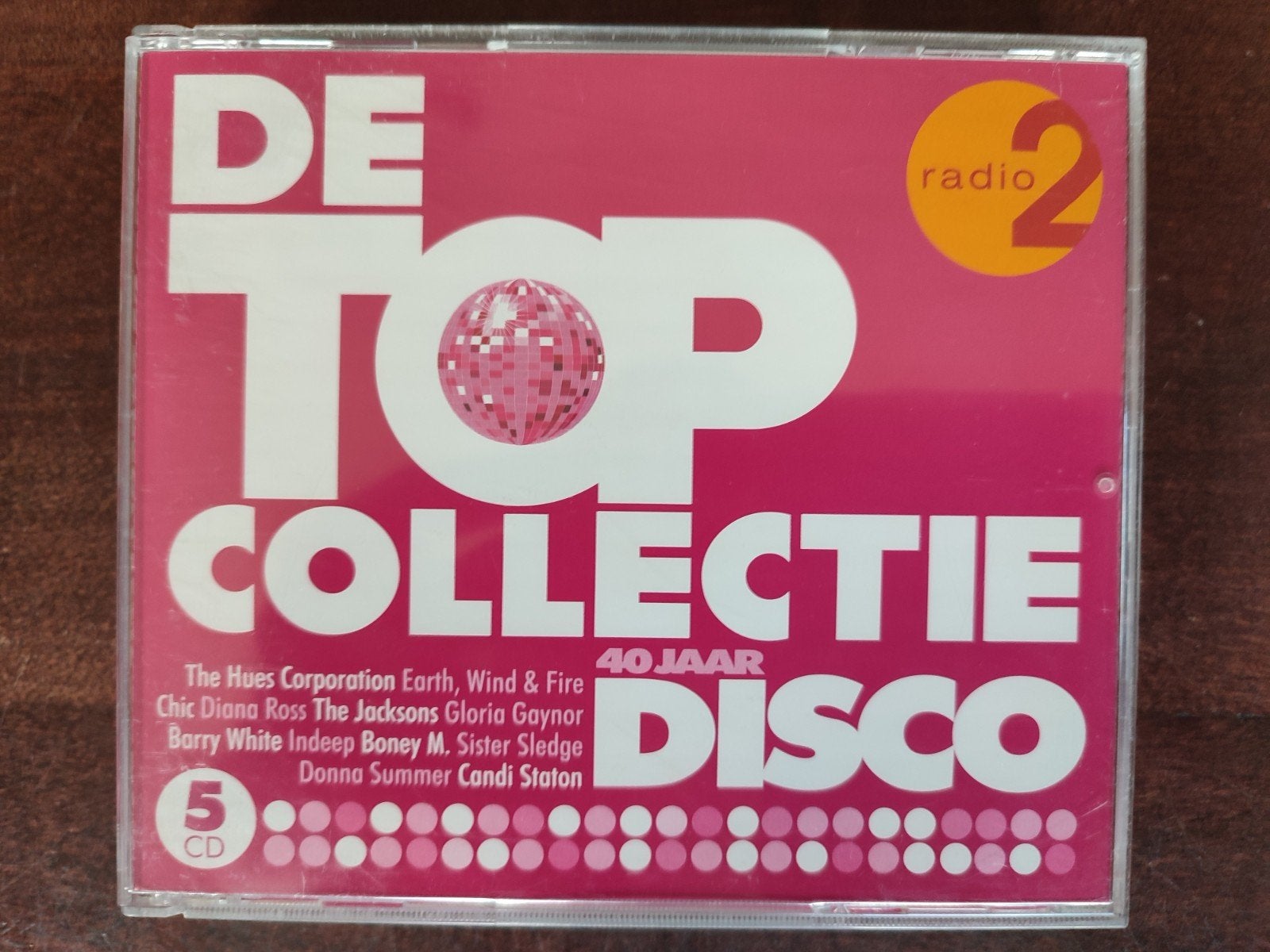 5-CDbox : DE TOPCOLLECTIE - 40 JAAR DISCO (RADIO 2), Ophalen of Verzenden