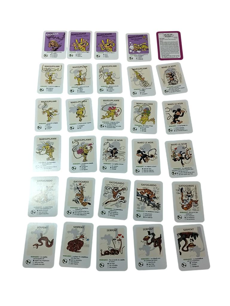 Jeu de cartes Marsupilami (jamais joué avec), Enlèvement, Comme neuf, Carte(s) à jouer