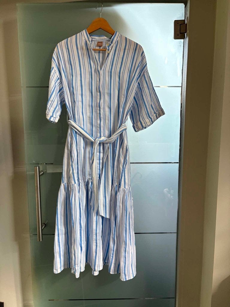 Hugo Boss Maxijurk, Maat 38/40 (M), Blauw, Ophalen of Verzenden, Zo goed als nieuw