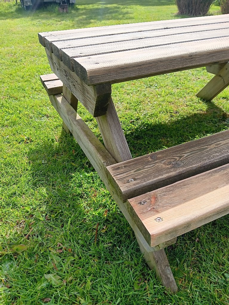 Picknicktafel kids, Jardin & Terrasse, Tables de pique-nique, Enlèvement, Utilisé, Rectangulaire, Bois