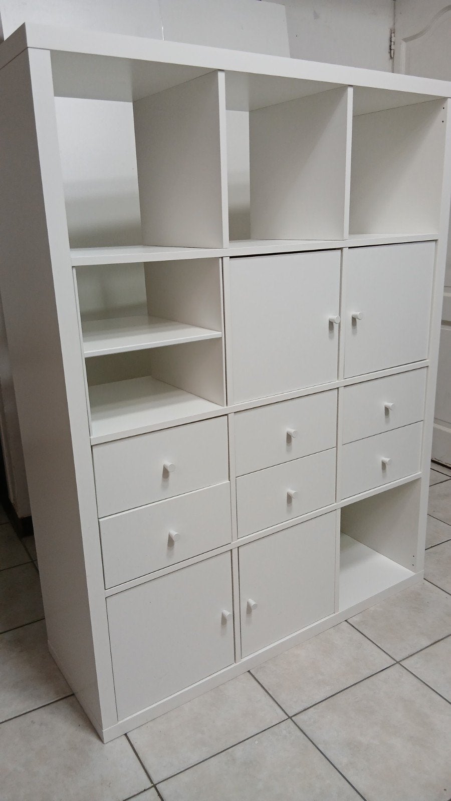 Kallax blanche 13 cases ikea, Enlèvement