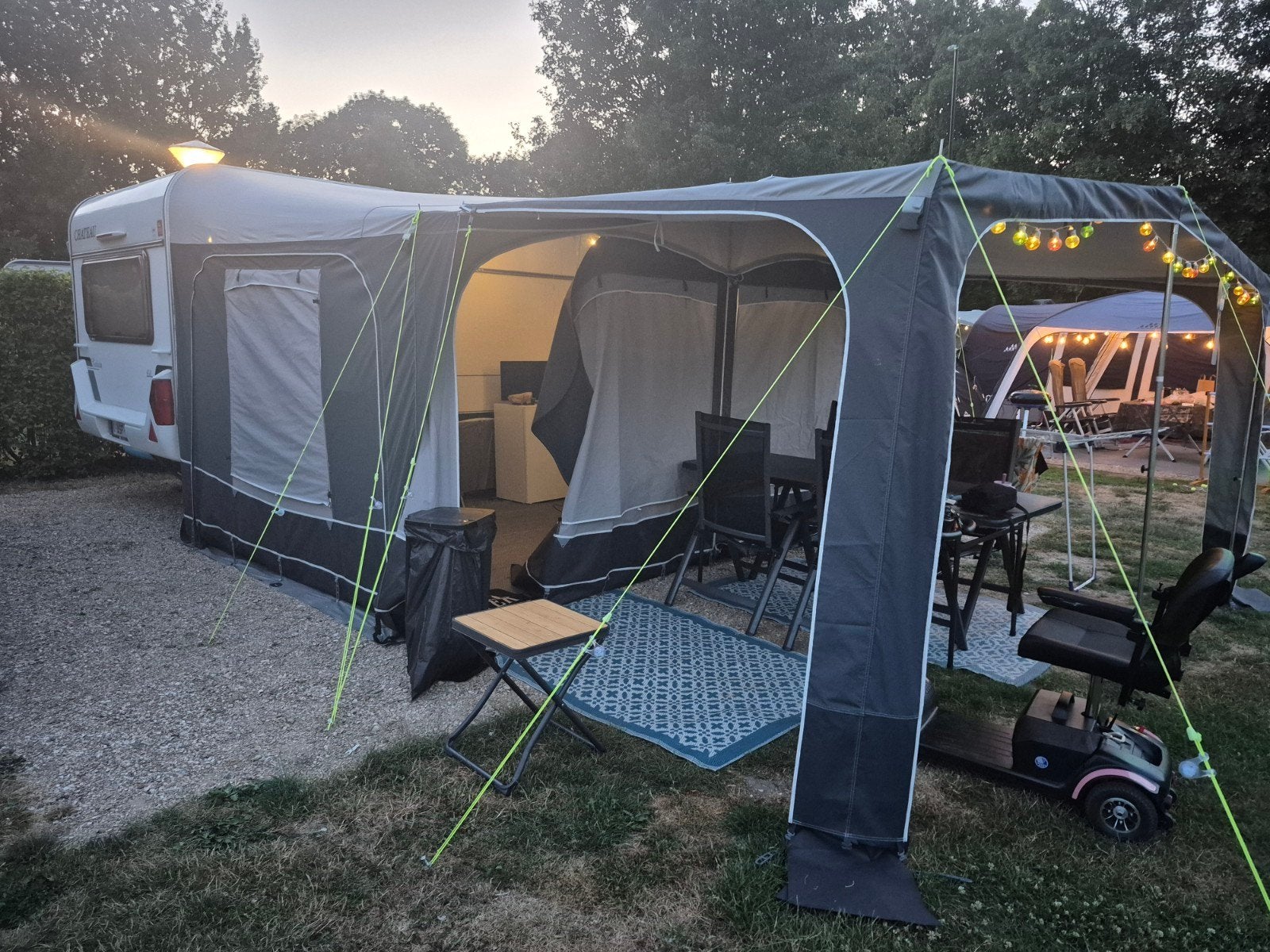 caravane chateau calista 450 de 2001, Enlèvement