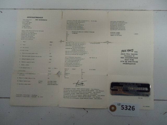 CBR900 2000 - 2001 Honda Frame D1-15659