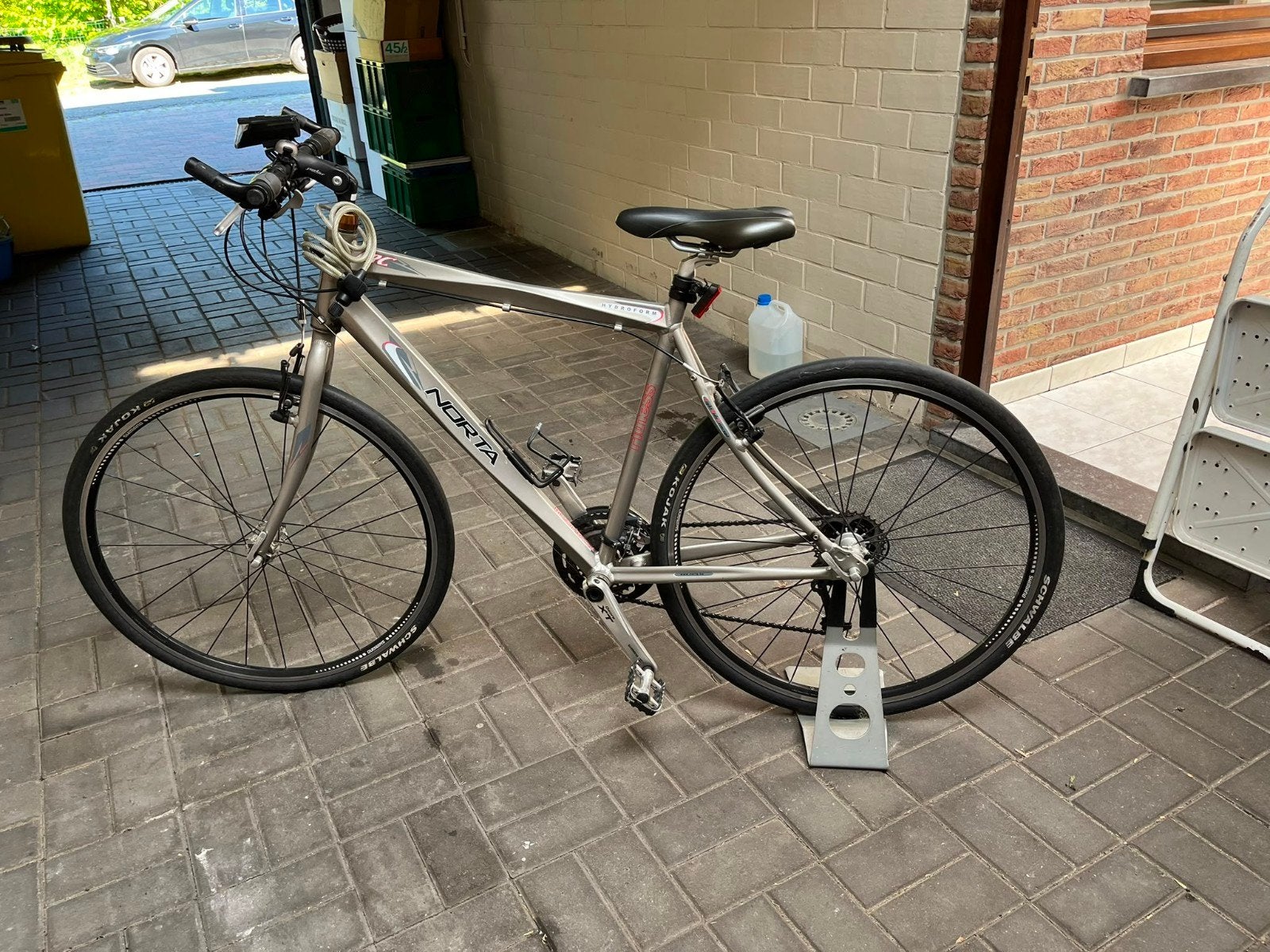 Sportieve Norta herenfiets (In uitstekende staat!, 28 inch, Gebruikt, Velgrem, Meer dan 20 versnellingen
