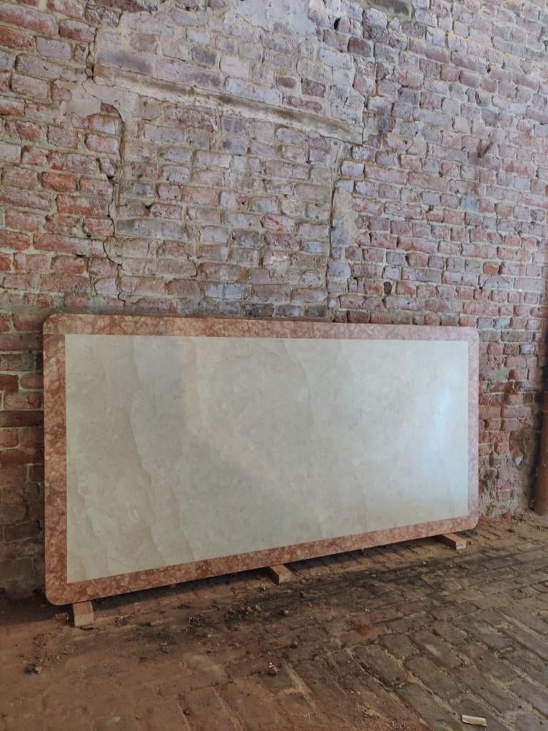 Table en marbre, Comme neuf, 100 à 150 cm, Enlèvement, 200 cm ou plus