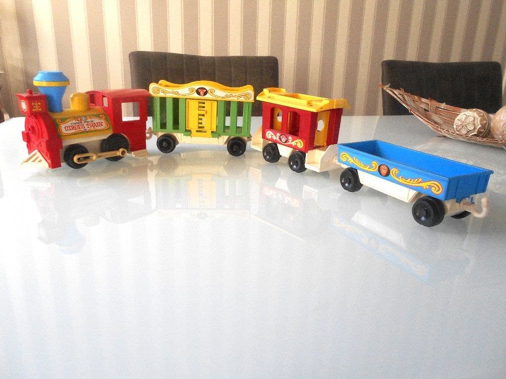 ancien jeu jouet train Fisher Price, Enlèvement ou Envoi, Utilisé