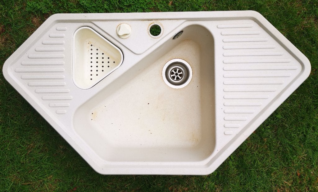 Evier cuisine en céramique, Moins de 25 cm, Moins de 100 cm, Enlèvement, Utilisé
