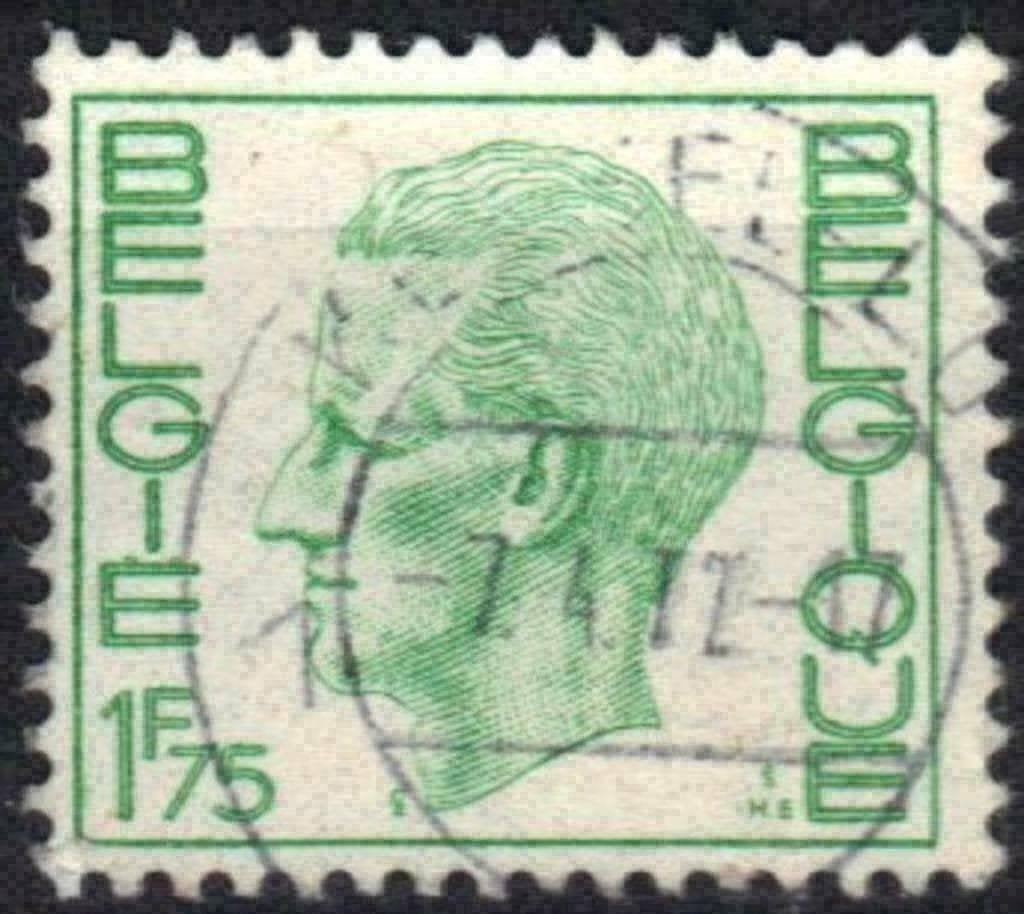 Belgique 1971-1972 - Yvert/OBP 1581 - Boudewijn (ST), Envoi, Affranchi, Oblitéré, Maison royale