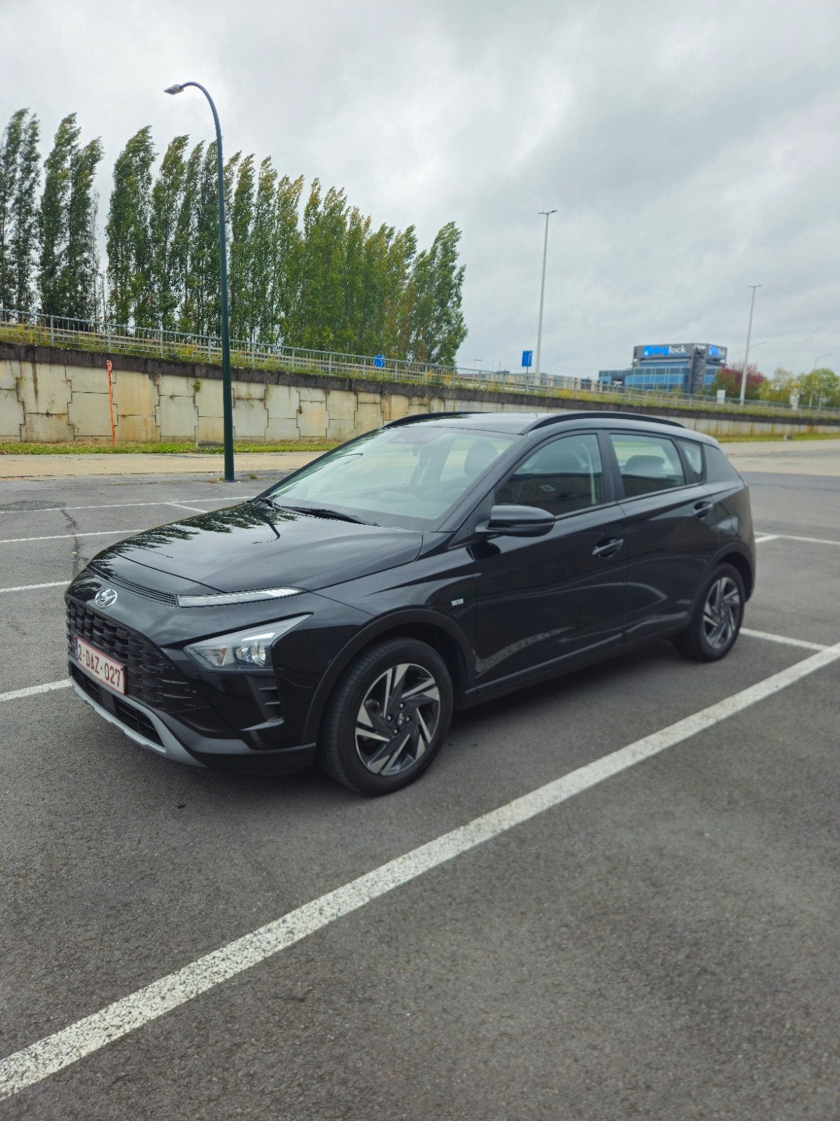 Hyuandai bayon techno, Auto's, Dealer onderhouden, Stof, Zwart, Zwart