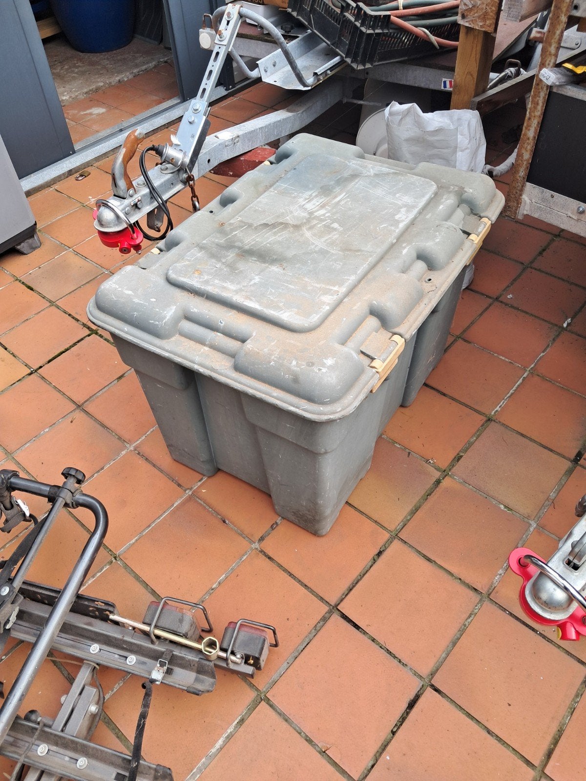 opbergbox groot model stevig, Ophalen, Gebruikt