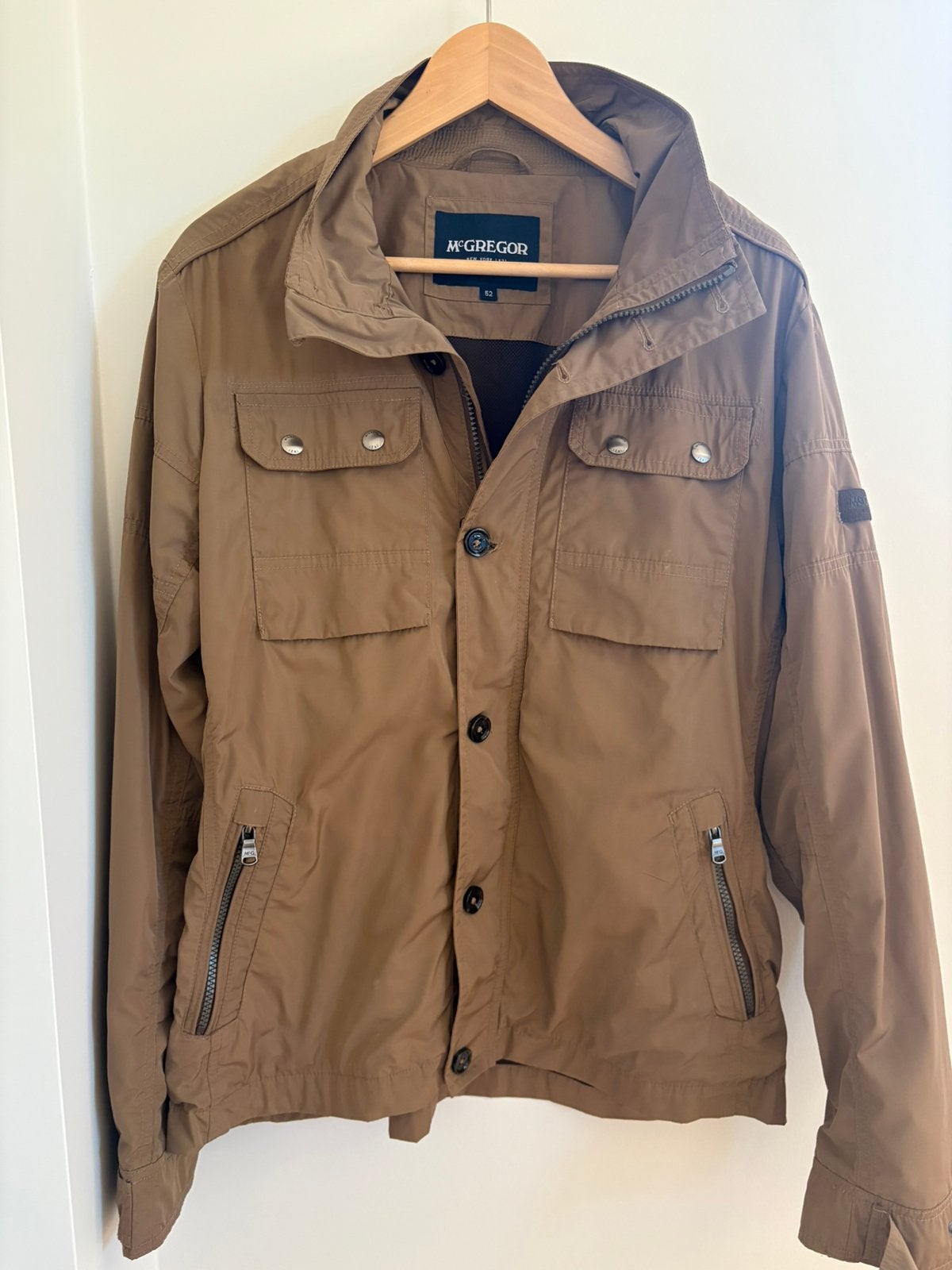 Zomerjas McGregor L bruin (maat 52), Kleding | Heren, Ophalen of Verzenden, Zo goed als nieuw, Maat 52/54 (L), Bruin