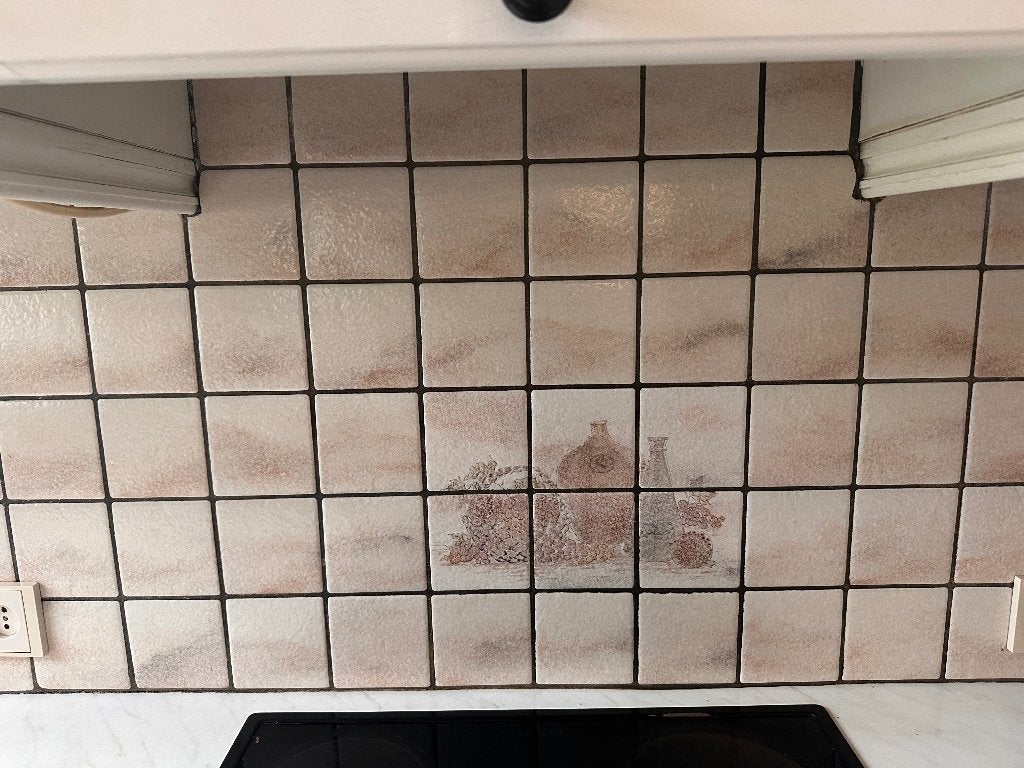 Wandtegel keuken, Ophalen, Minder dan 50 cm, Beige, Zo goed als nieuw