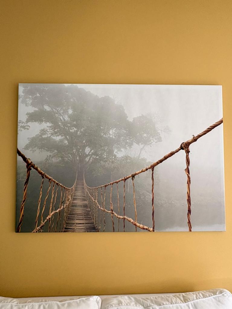 Canvas Ikea brug, Antiek en Kunst, Ophalen