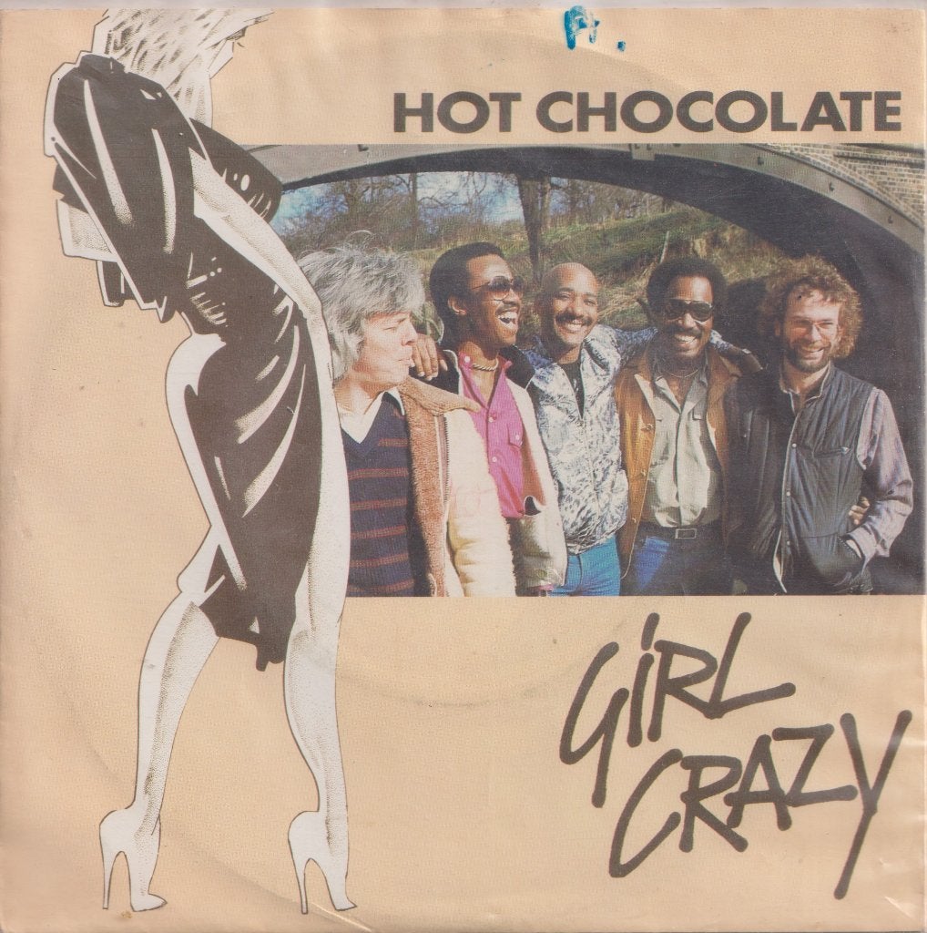 Hot Chocolate – Girl crazy / Bed games - Single, Enlèvement ou Envoi, Utilisé, 7 inch, Pop