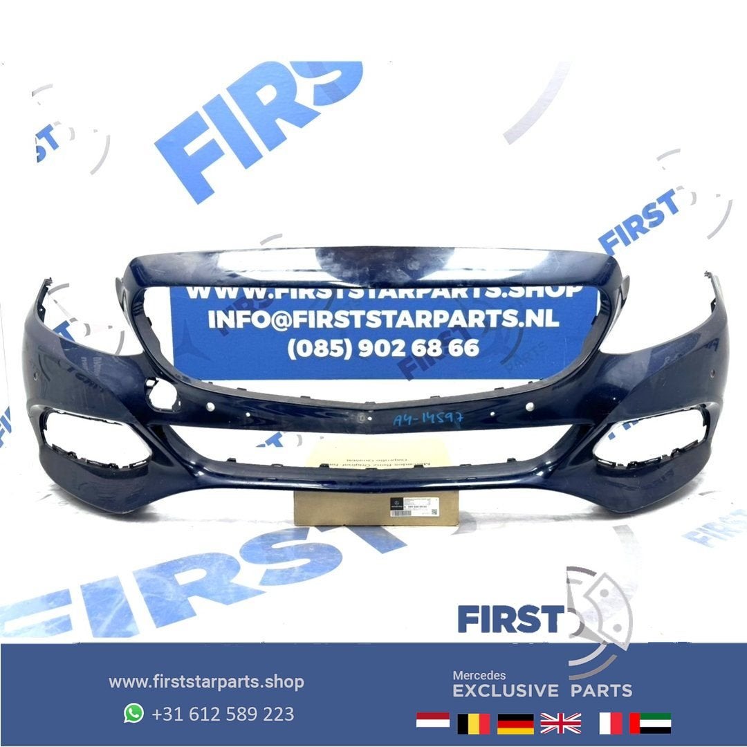 BUMPER W205 VOORBUMPER Mercedes C Klasse 2014-2019 ORIGINEEL