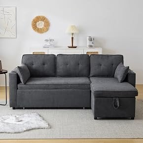 3-zits slaapbank met opbergruimte 250x150, Neuf, 200 à 250 cm, 125 à 150 cm, Deux personnes