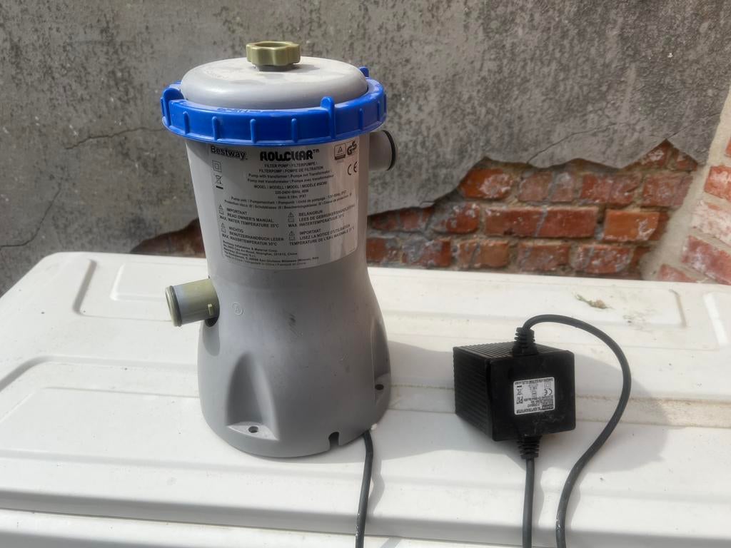 Zwembadfilter met patroon, Tuin en Terras, Zwembad-toebehoren, Ophalen, Zo goed als nieuw