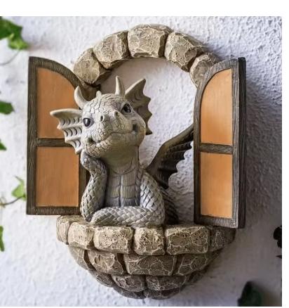 Gotische Fantasie Draak beeld, Verzenden, Nieuw, Fantasy
