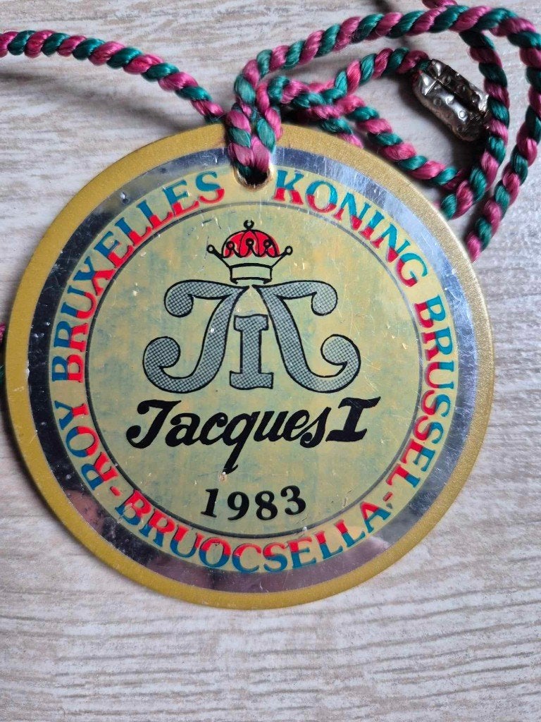 Carnaval medaille Brussel Koning Jacques I 1983, Enlèvement ou Envoi