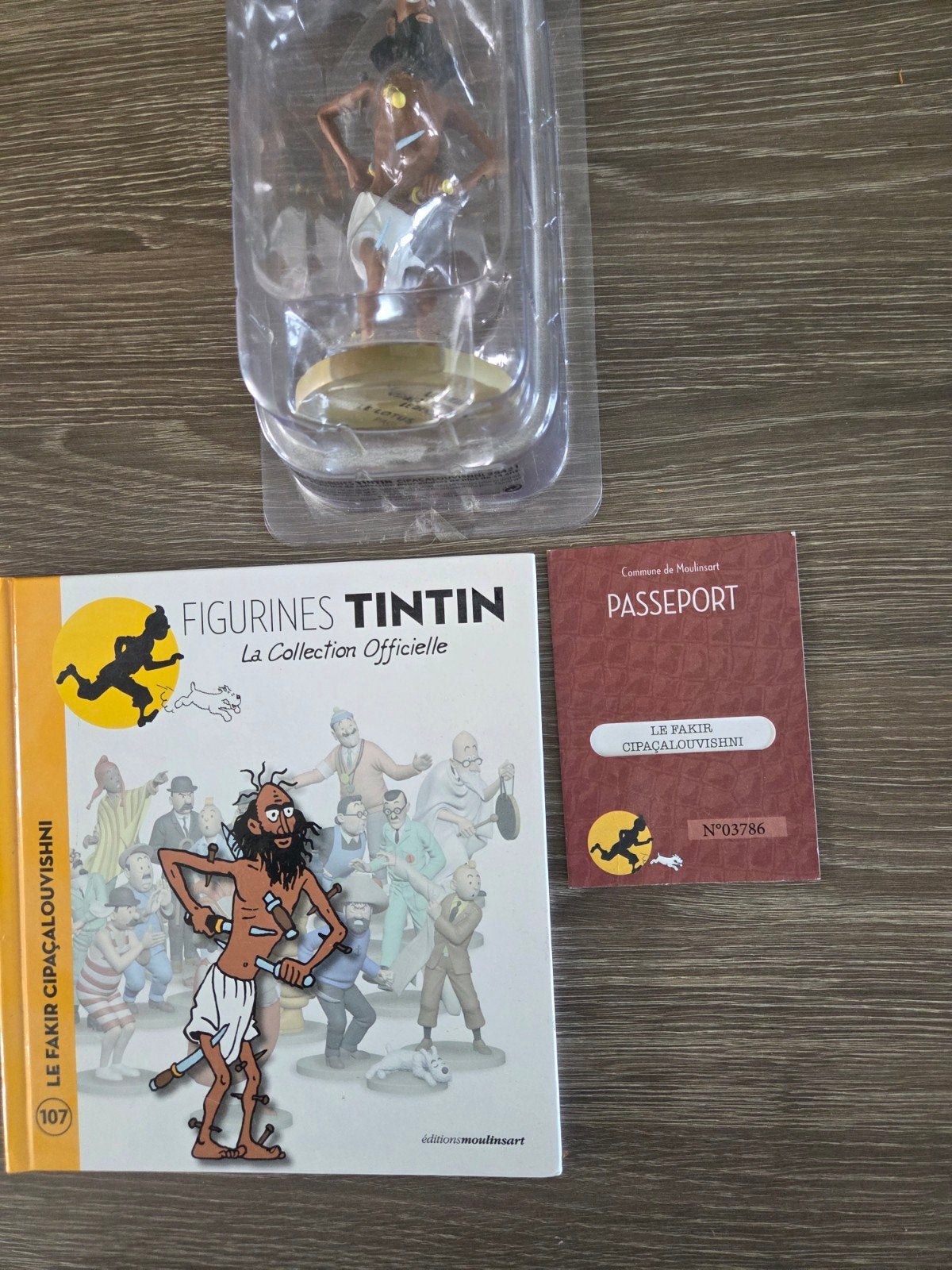 Tintin, Fakir Cipacalouvishni, Collections, Personnages de BD, Enlèvement, Tintin, Comme neuf, Statue ou Figurine