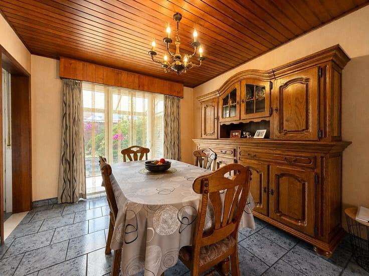 Salle à manger avec meuble TV, Maison & Meubles, Salles à manger complètes, Enlèvement, Utilisé, 4 à 6 chaises
