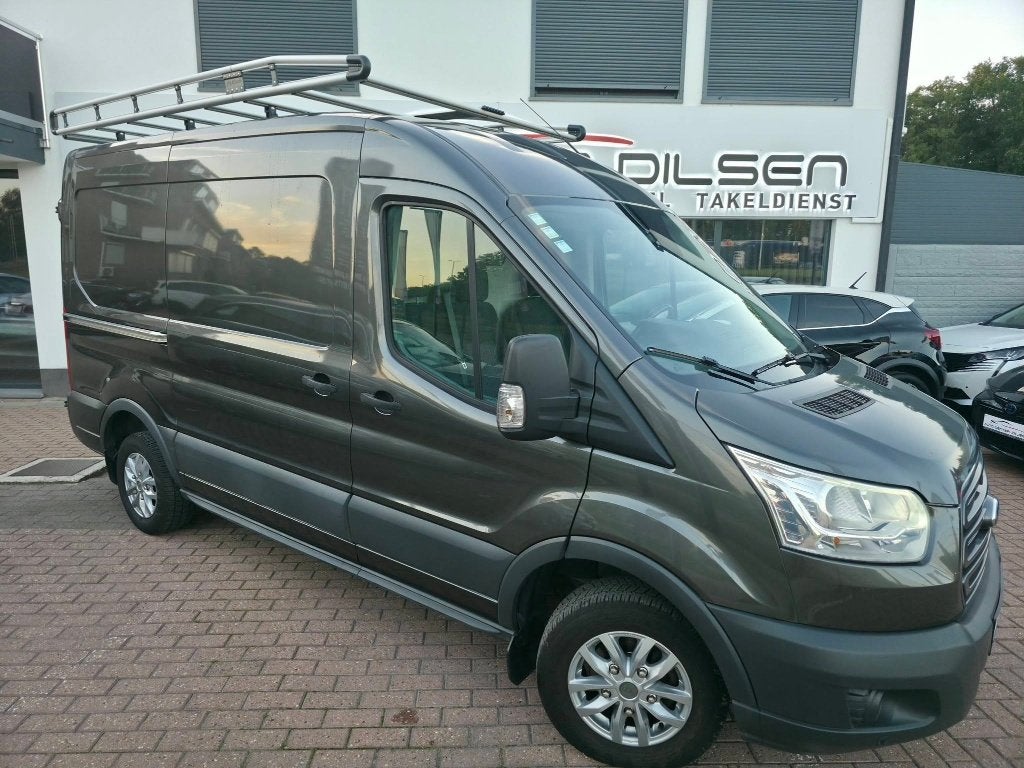 Ford Transit 2.0 TDCI L2 H2 Cam|Carplay|Navi|Dakrek|1e eig., Autos, Argent ou Gris, Euro 6, Entreprise, Boîte manuelle