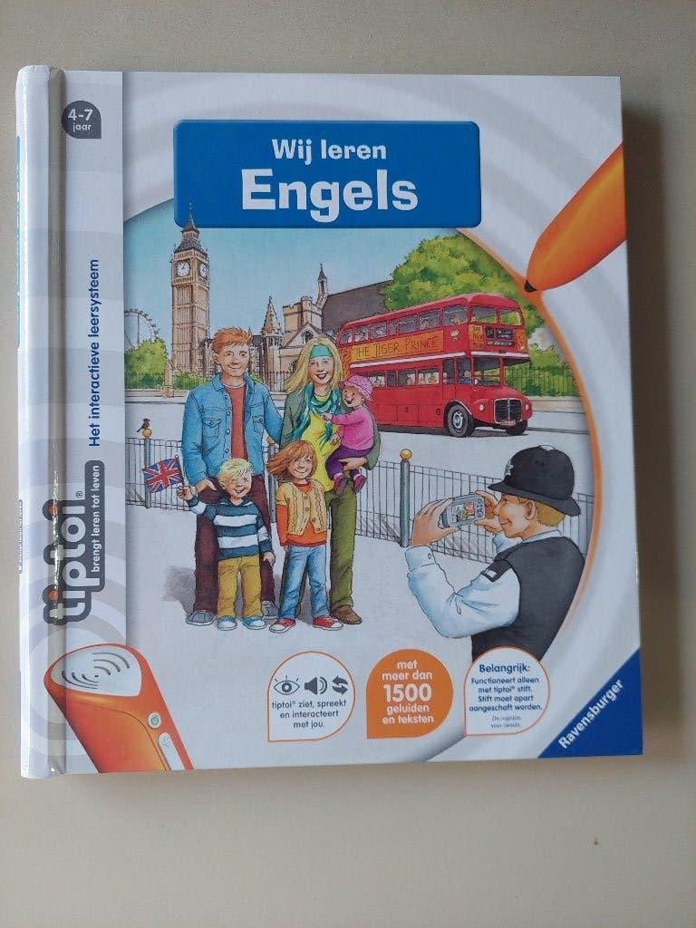 Tiptoi 'wij leren Engels' boek, Kinderen en Baby's, Ophalen of Verzenden, Gebruikt, Taal en Lezen, Met geluid