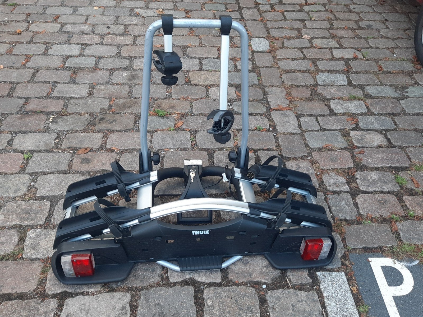 fietsdrager THULE Kantelbaar voor 2 elektrische fietsen, Enlèvement, 2 vélos, Comme neuf, Vélo électrique