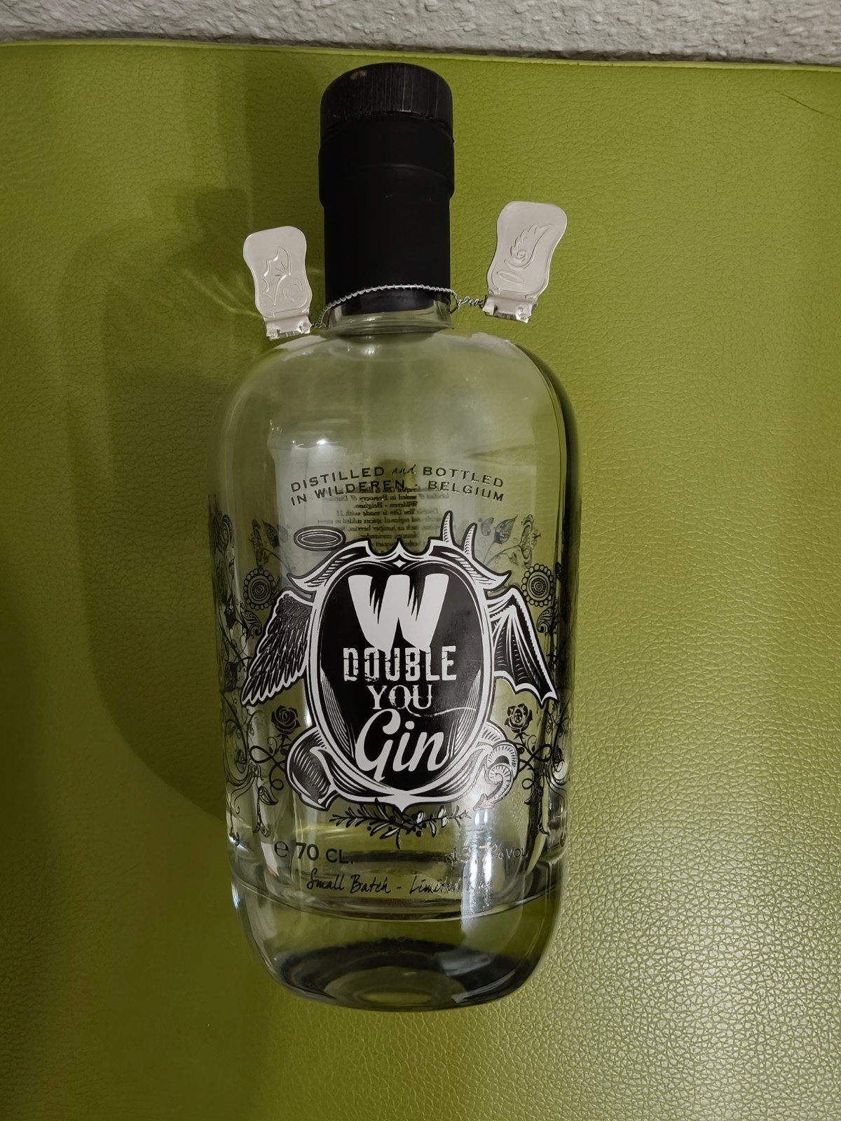 Lege W Double You Gin fles 70 cl – decoratie, Ophalen