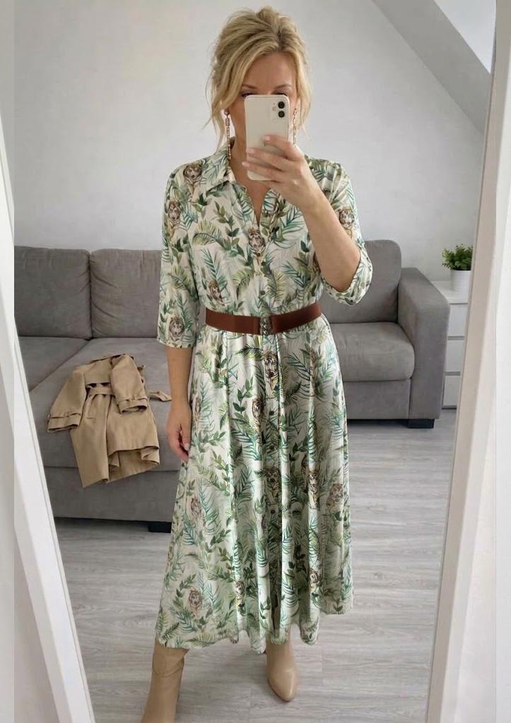 Lange jurk K-Design xxl, Verzenden, Maat 46/48 (XL) of groter, Onder de knie, K-Design