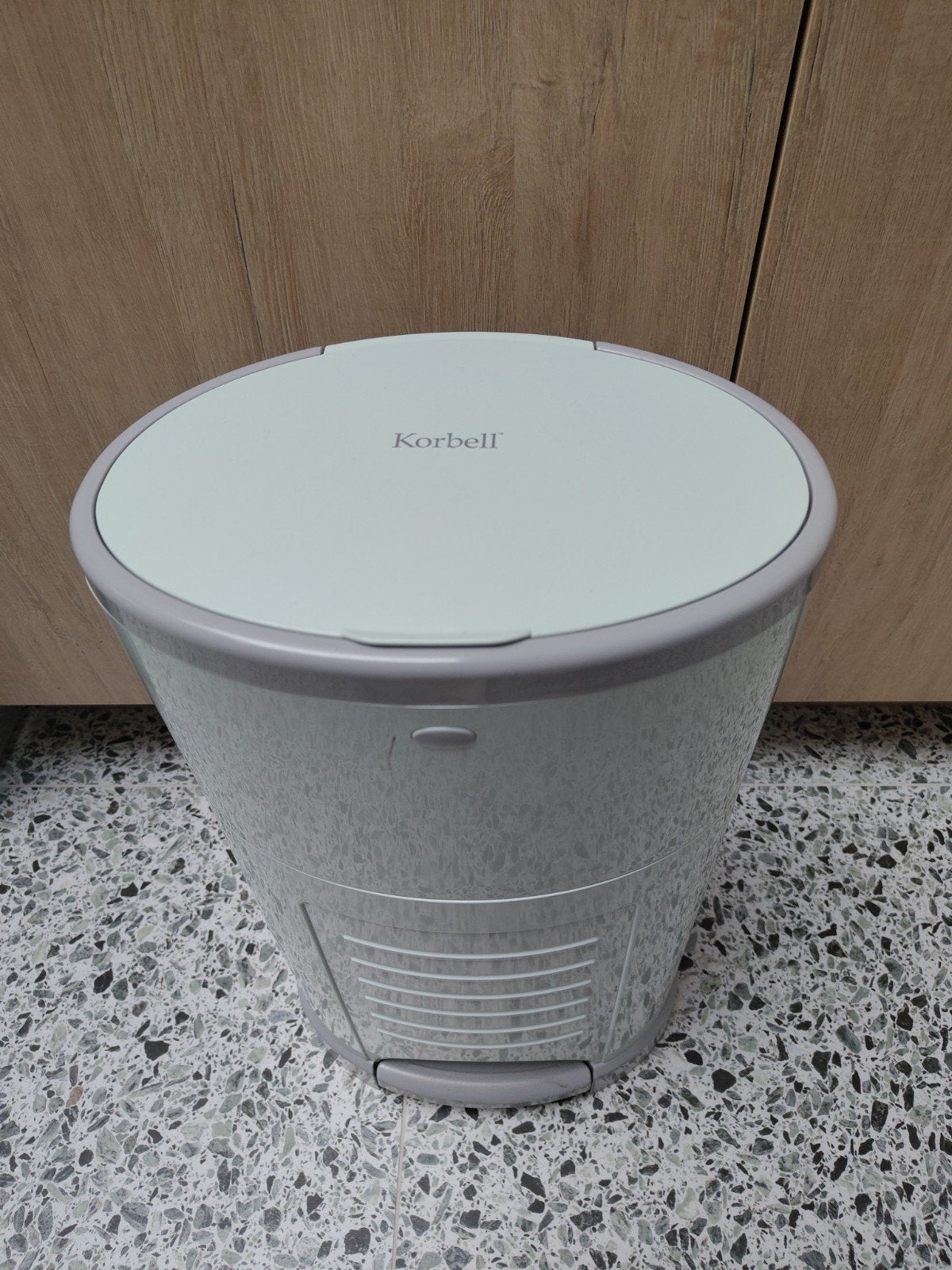 Korbell pamperemmer 16 liter mint kleur, Kinderen en Baby's, Ophalen, Gebruikt
